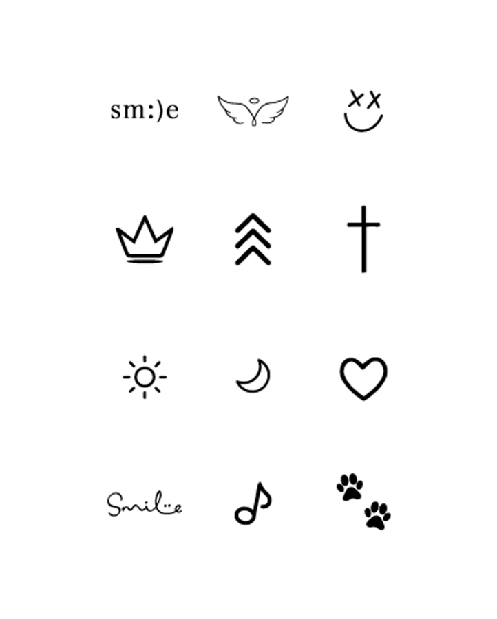 Trending Pack Temporary Tattoos