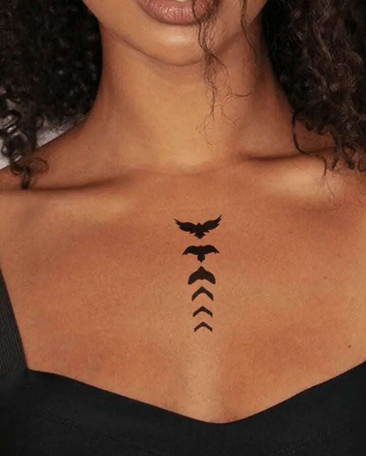 Ascension Bird Temporary Tattoos - Swag Ink