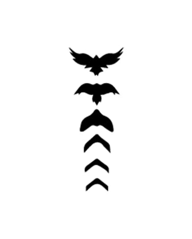 Ascension Bird Temporary Tattoos - Swag Ink