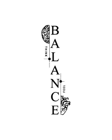 Balance Temporary Tattoos - Swag Ink