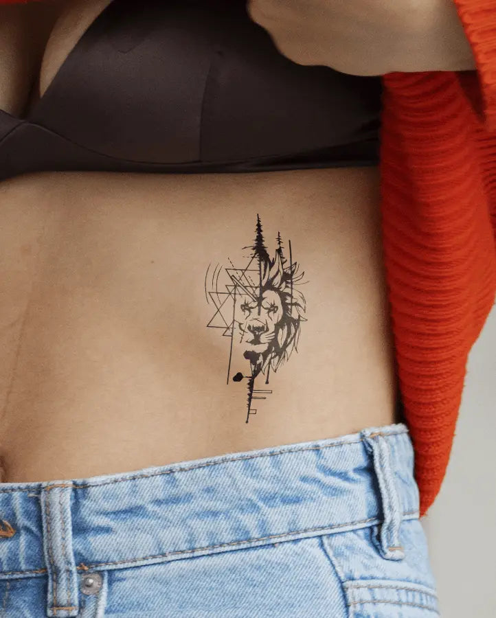 Lion Adventure Temporary Tattoos - Swag Ink